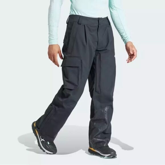 adidas Terrex Techrock 3L Nylon Pants Ski Waterproof - Picture 1 of 16